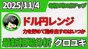 2025年11月4日 ドル円相場分析レポート –レンジ相場と本日の戦略