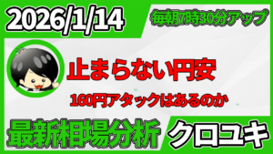 2026年1月14日 ドル円相場分析レポート –本日の戦略