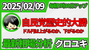 2026年2月9日 ドル円相場分析レポート –本日の戦略