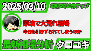 2026年3月10日 ドル円相場分析レポート –本日の戦略